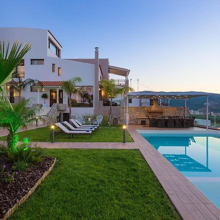 Villa Anemeli - Luxury Pool Villa With Gorgeous Seaview Kissamos Exterior photo