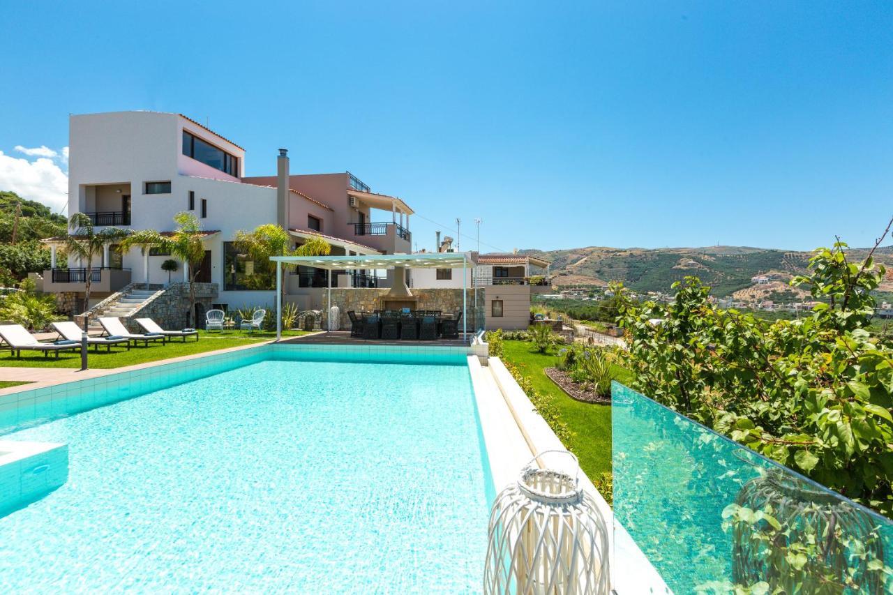 Villa Anemeli - Luxury Pool Villa With Gorgeous Seaview Kissamos Exterior photo