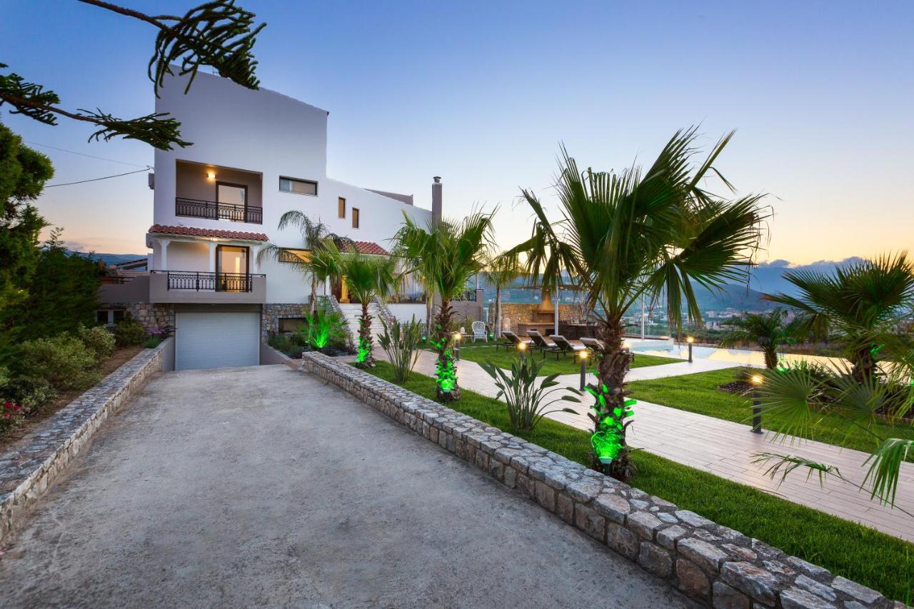 Villa Anemeli - Luxury Pool Villa With Gorgeous Seaview Kissamos Exterior photo