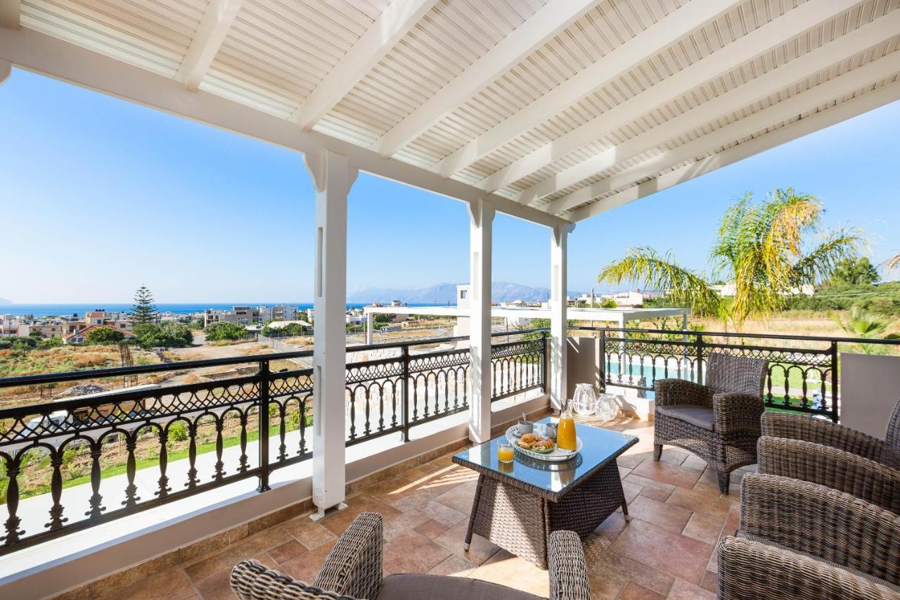 Villa Anemeli - Luxury Pool Villa With Gorgeous Seaview Kissamos Exterior photo