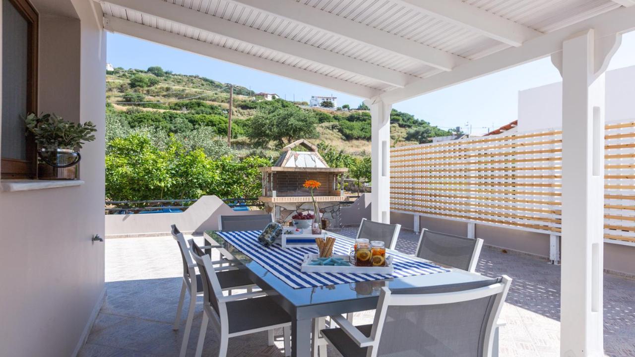 Villa Anemeli - Luxury Pool Villa With Gorgeous Seaview Kissamos Exterior photo